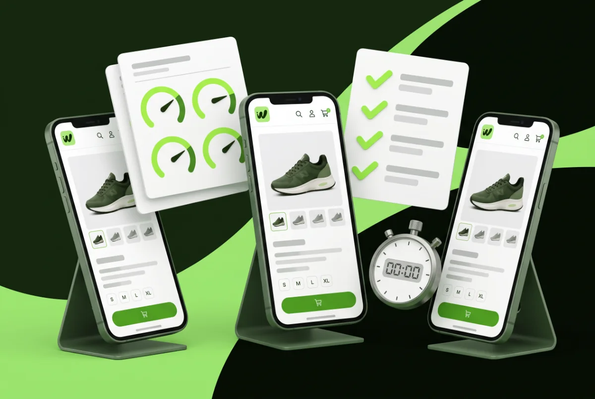 Recette mobile sur trois smartphones et rapport Lighthouse
