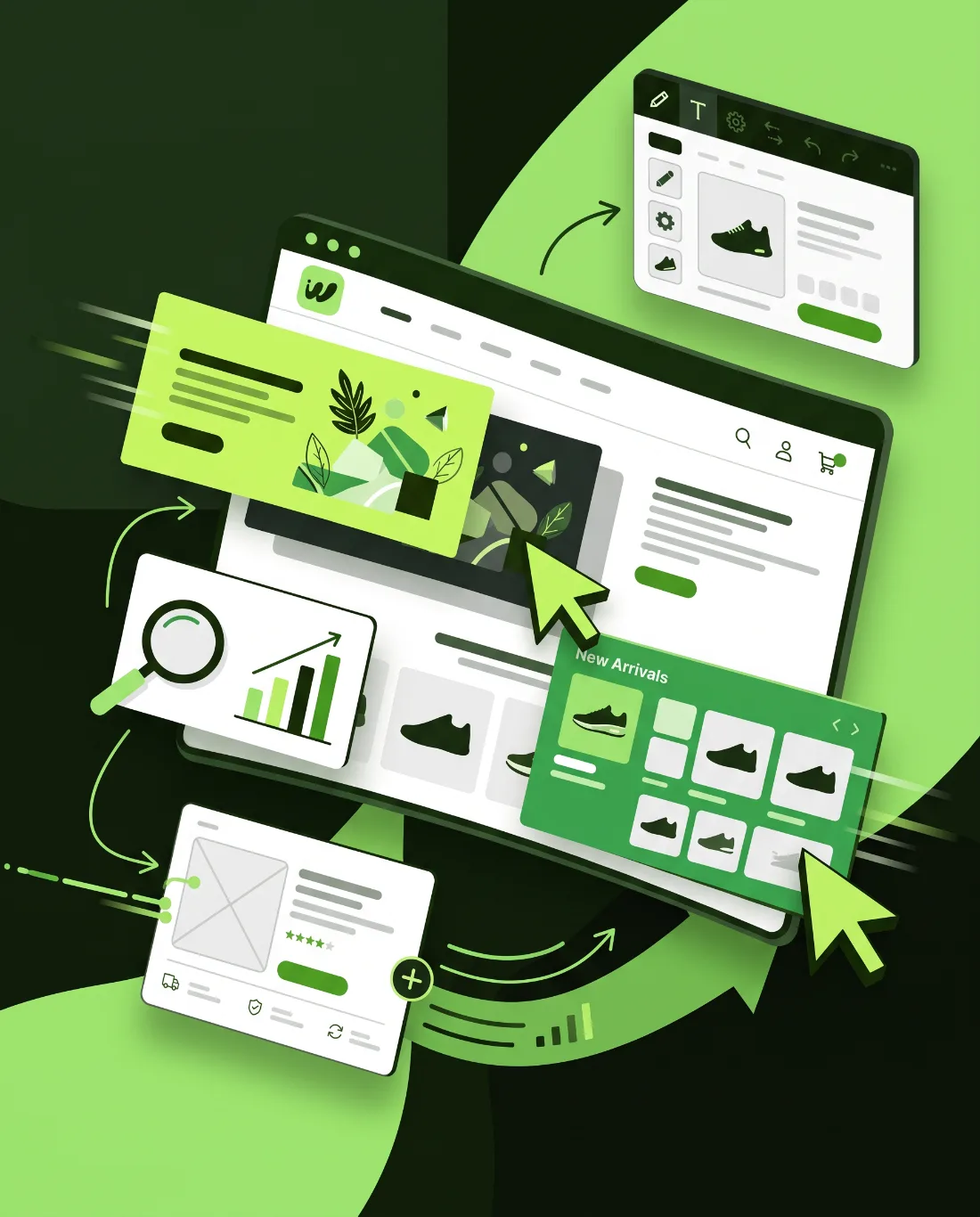 Illustration : nouveaux bandeaux et contenus SEO