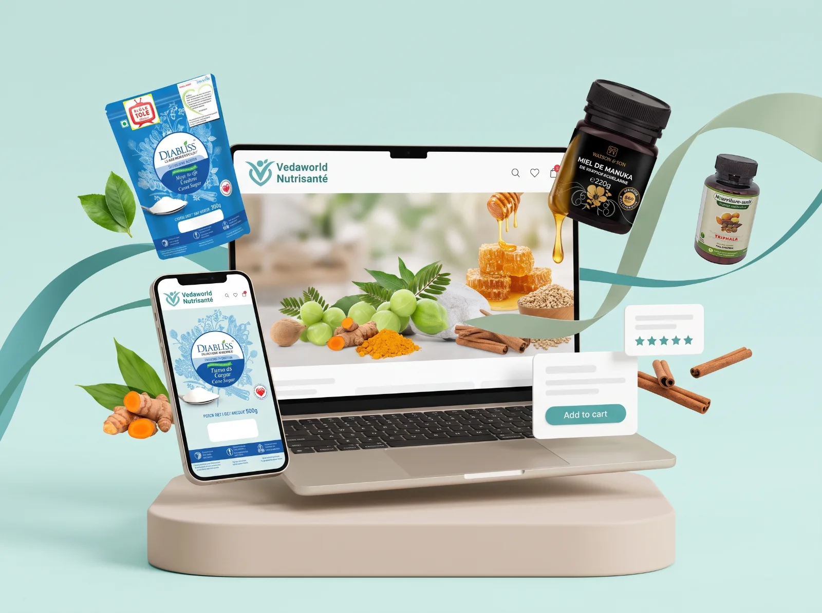 Boutique PrestaShop Ma Nourriture Ma Santé — Nutrition & Santé